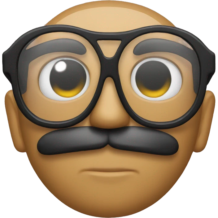 incognito with black glasses emoji