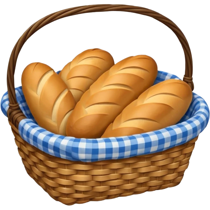 Bread Basket blue  emoji