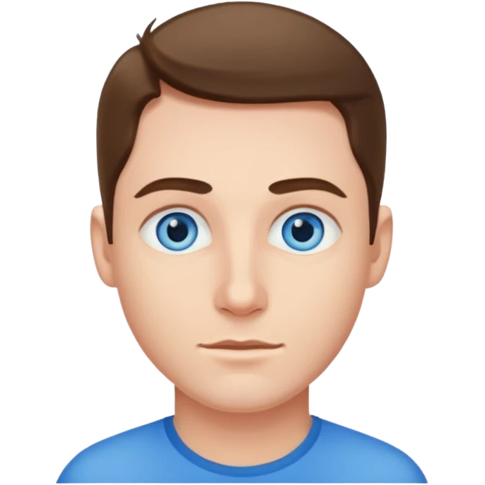 🤵🏼bu emojide sadece göz rengini mavi yap emoji