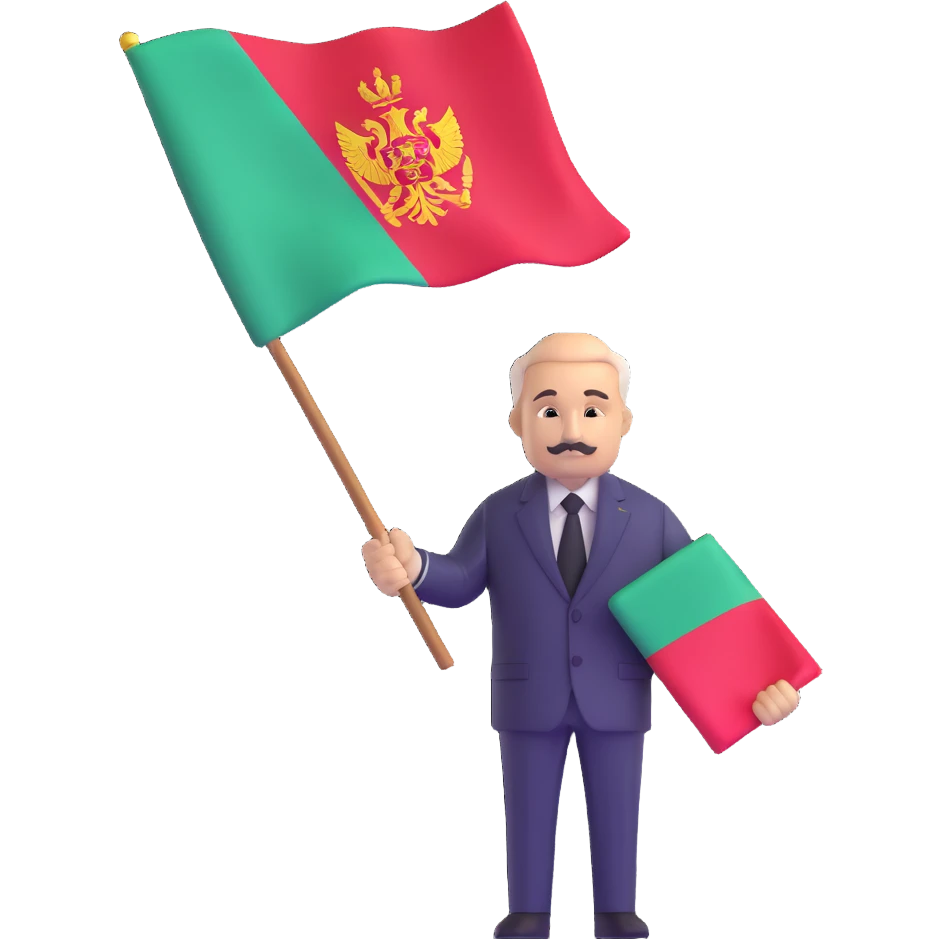 Alexander Lukashenko with Belarus flag emoji
