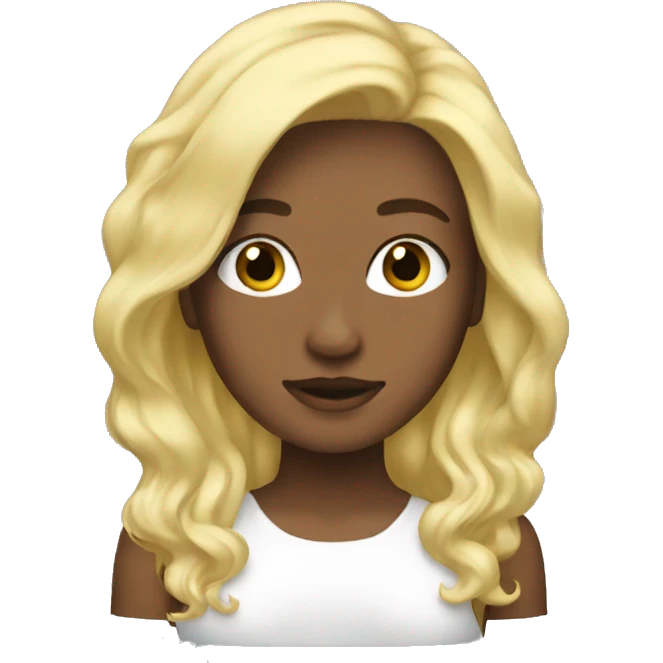 blonde hair emoji