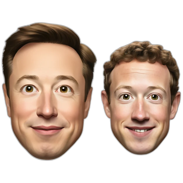 elon musk and mark zuckerberg emoji