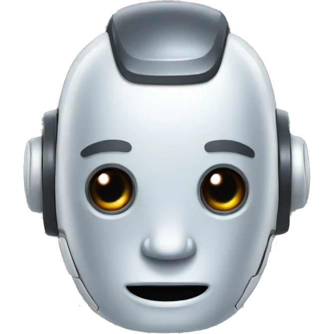 robot head named astro emoji