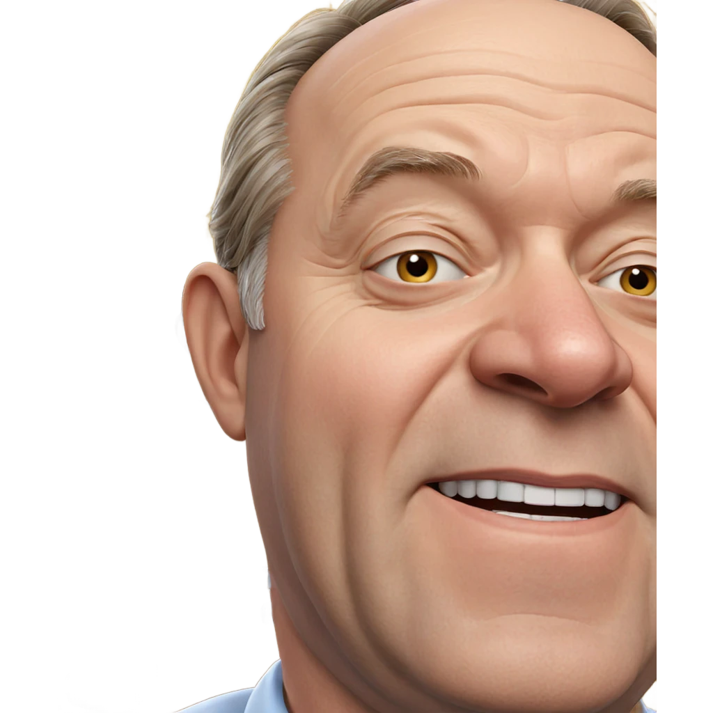 bald old man portrait meme emoji