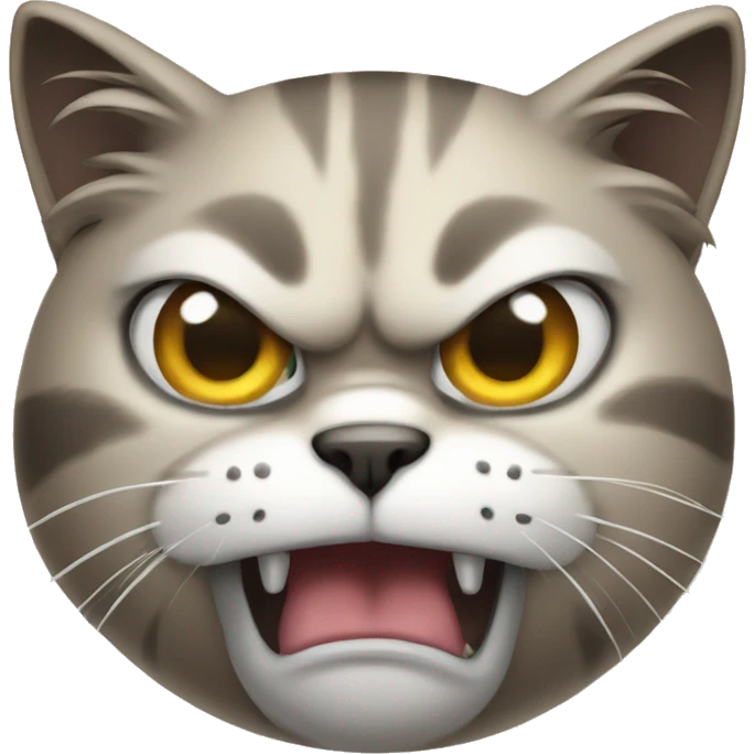 Angry cat emoji