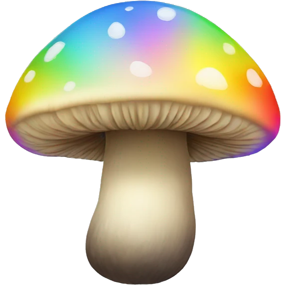 Mushroom rainbow emoji