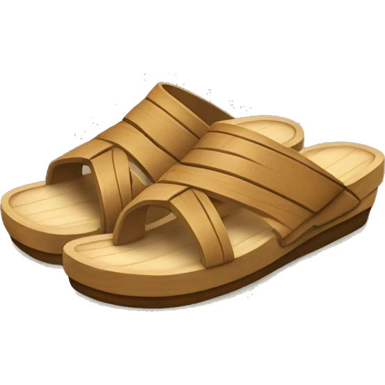japanese wooden sandals emoji