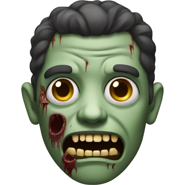 high zombie emoji