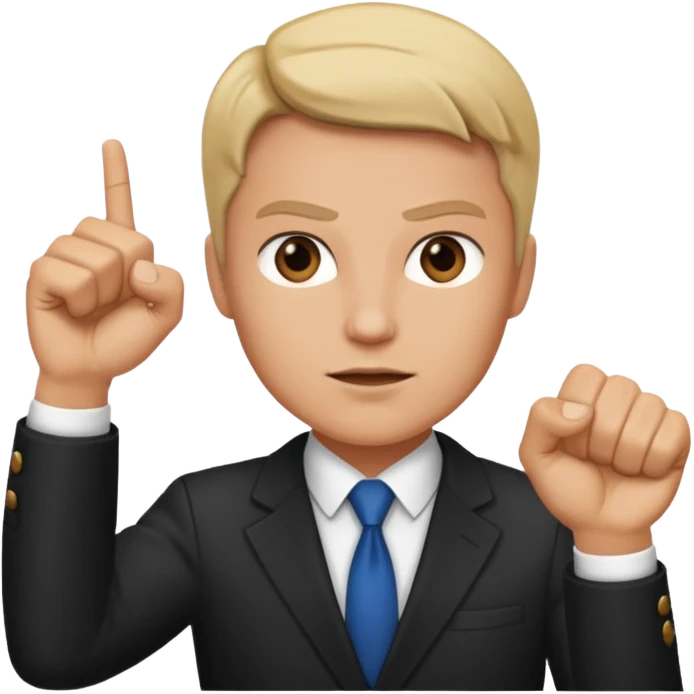 minister vs. celebrity, as if they were fighting emoji