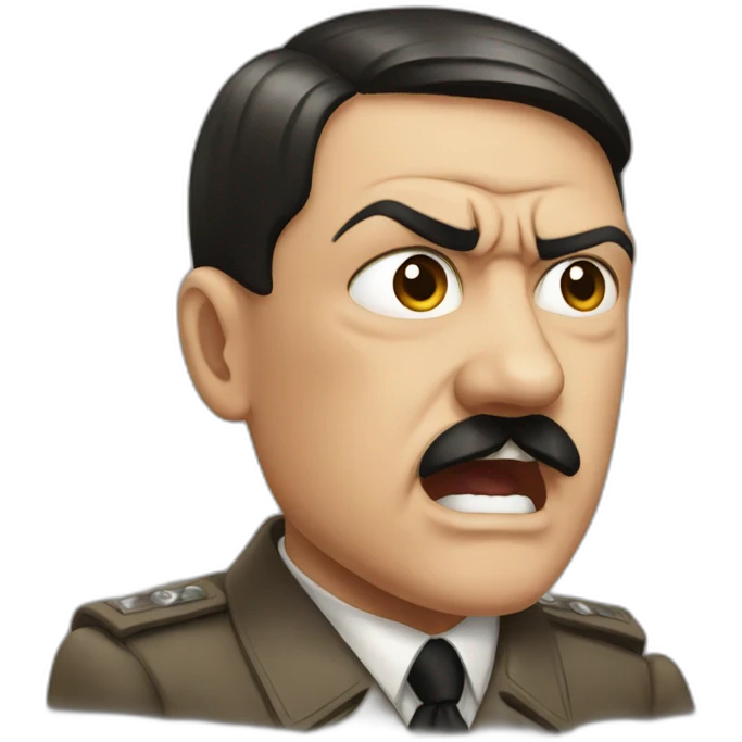 Hitler ungry emoji