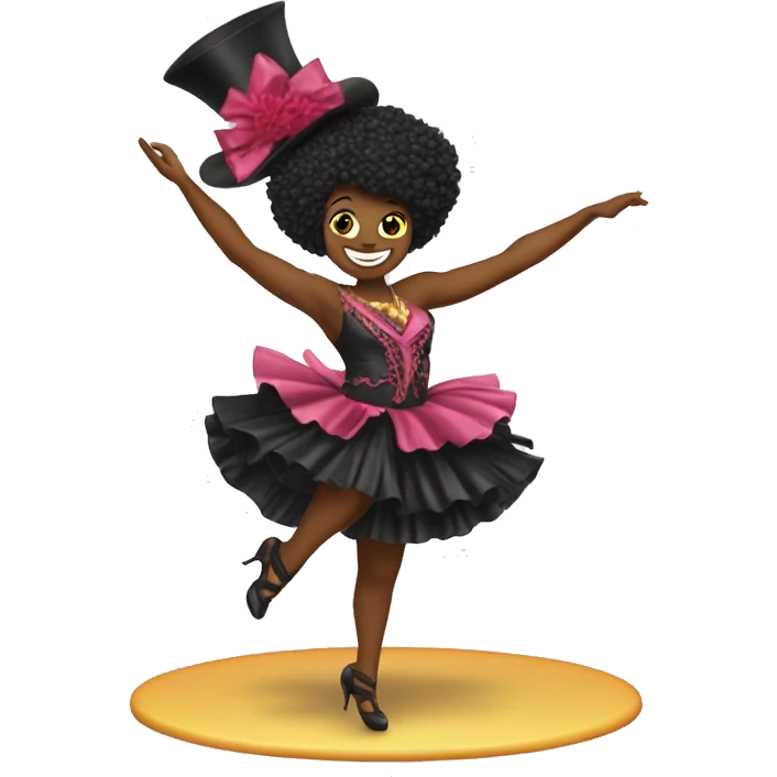 Can-can dancer agile project manager emoji