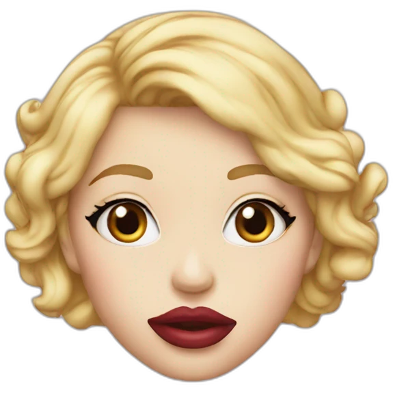 chloe cherry big lips emoji