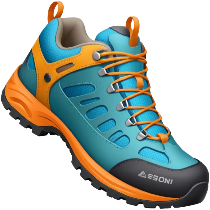 Colored treaking shoe emoji