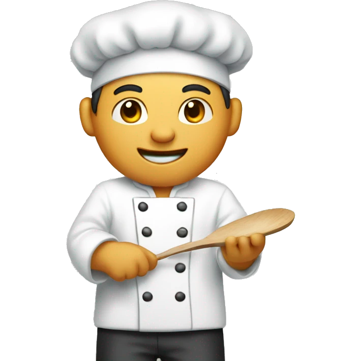 Chef cooking emoji