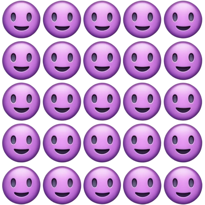 Haz unos emojis morados pasteles coquette emoji