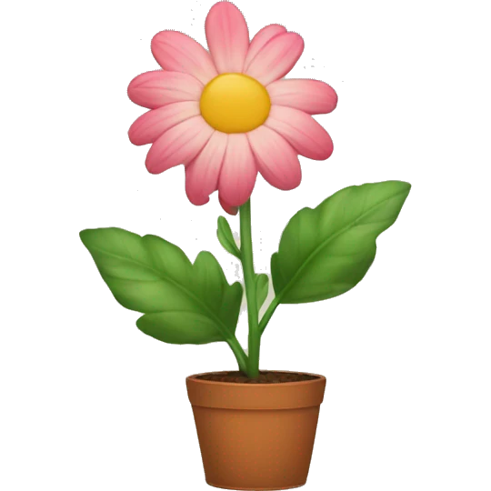 a pot with a flower







 emoji