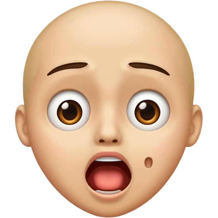 Shocked face emoji