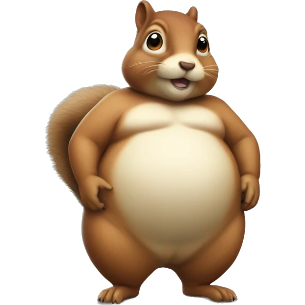 Fat ahh morbidly obese squirrel  emoji