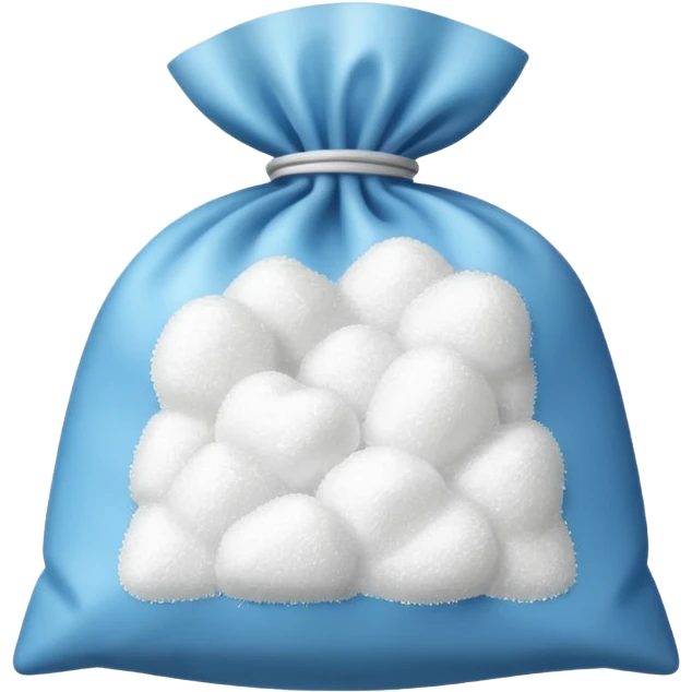 bag of sugar no face emoji