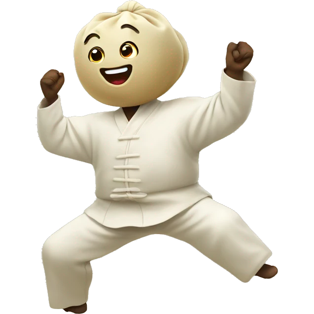 Dumpling dancing emoji