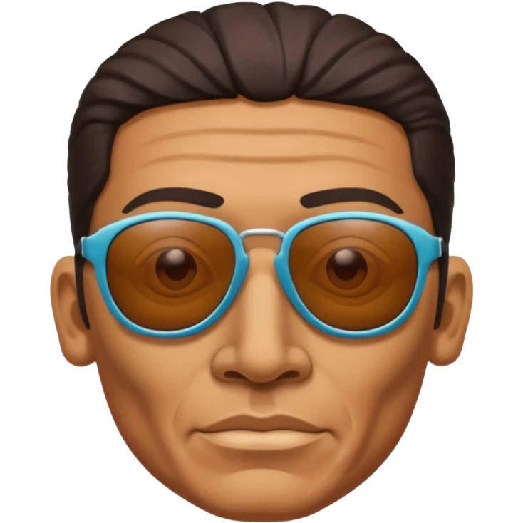 handbok ancient mayan man with sunglasses emoji