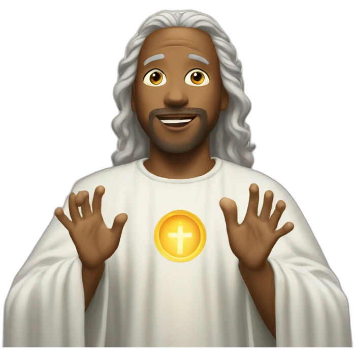 Divine intervention from Heaven emoji