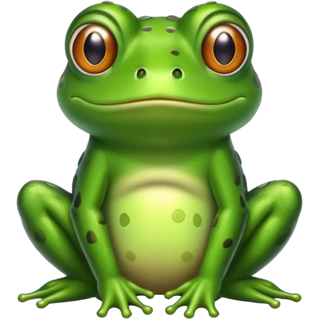 Frog pooping  emoji