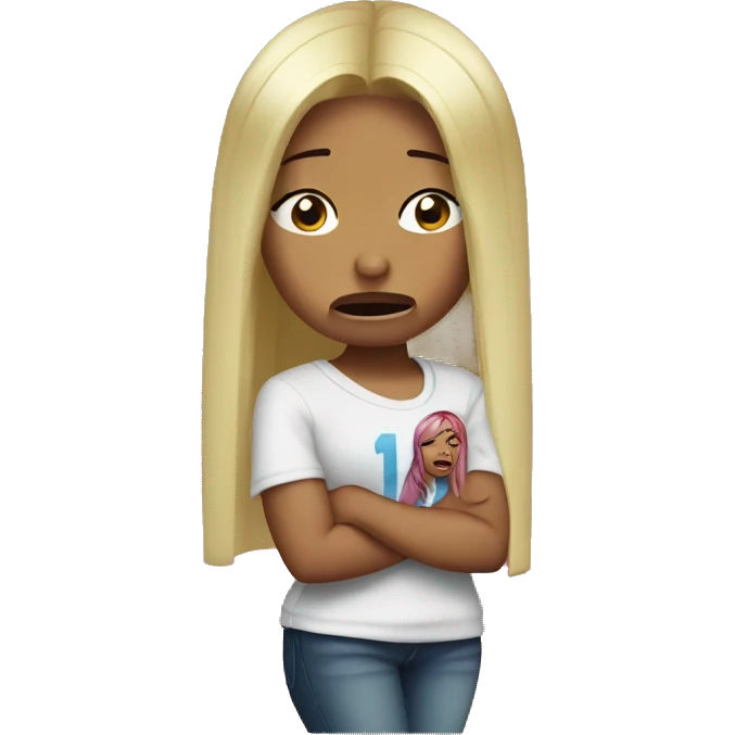 Nicki Minaj crying emoji
