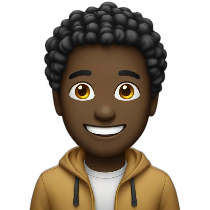 black happy   emoji