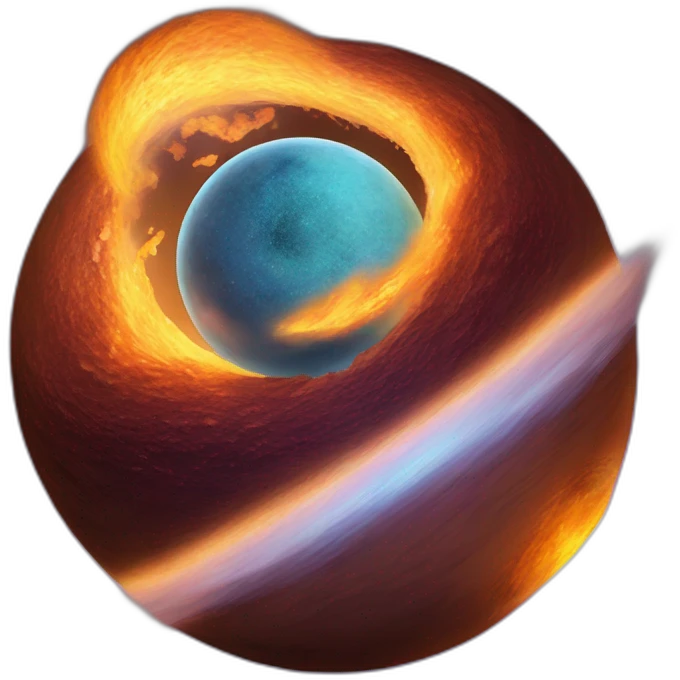 planet vulcan destroyed by a black hole emoji