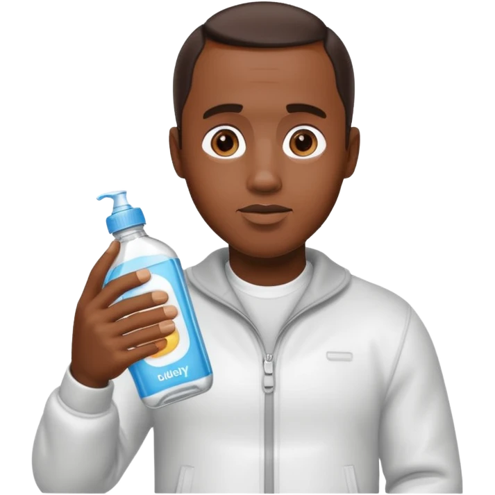 Diddy holding baby oil emoji