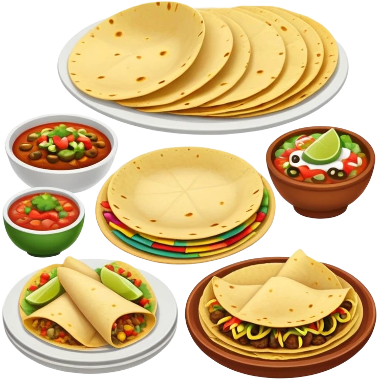 Mexican food emoji