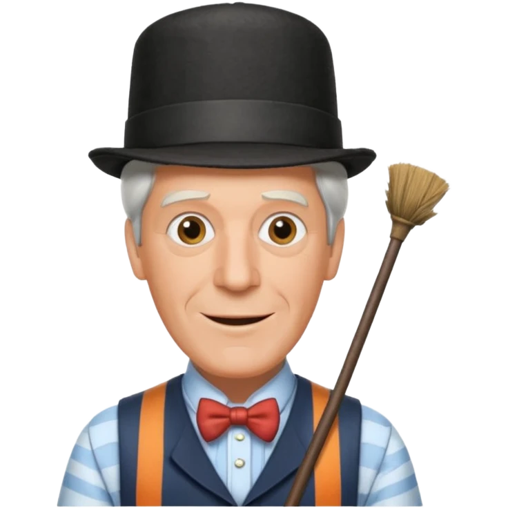 Dick Van Dyke from Mary Poppin movie  for discord  emoji