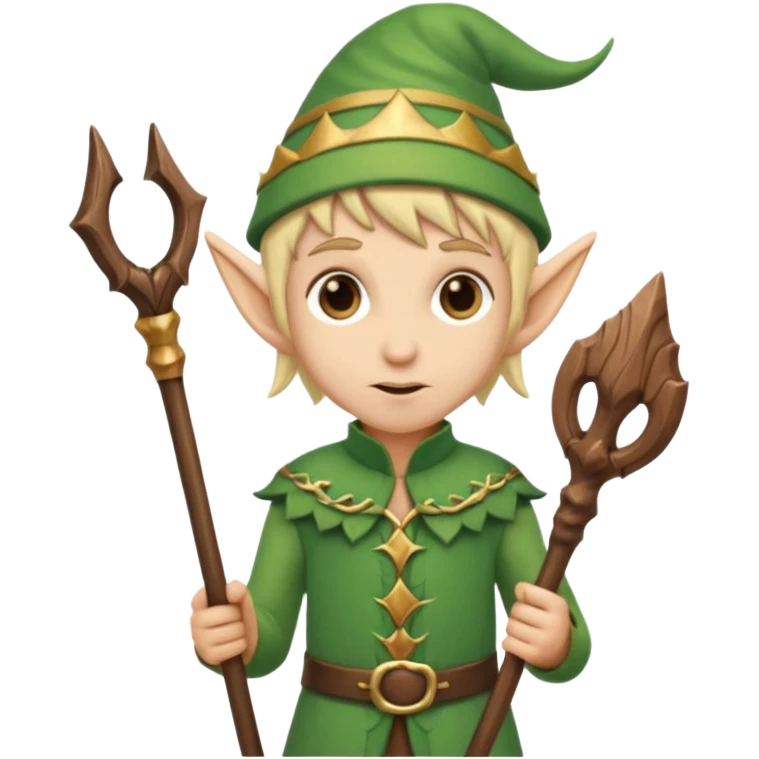 elves with staff emoji