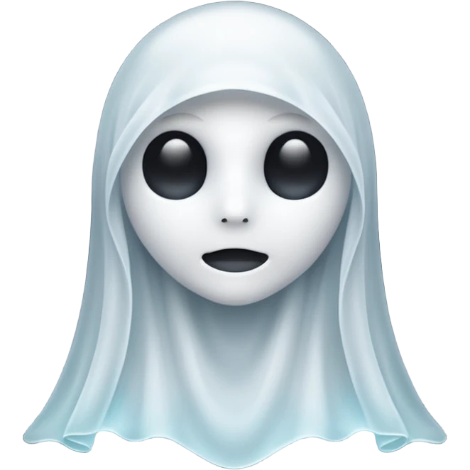 light ghost emoji