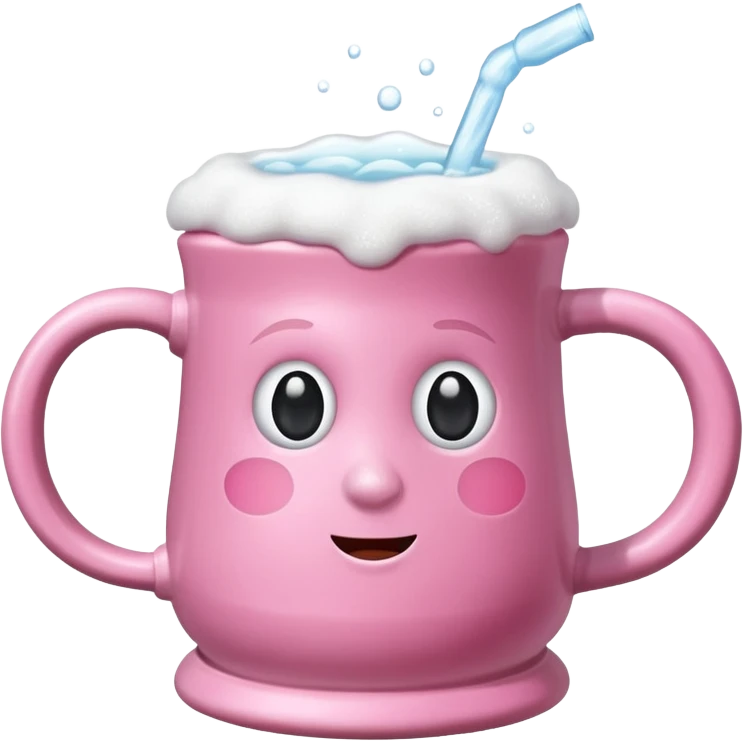 pink colored drink in a medieval mug emoji