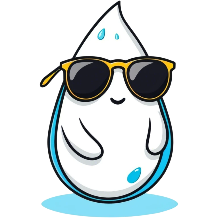 Rain with sunglasses  emoji