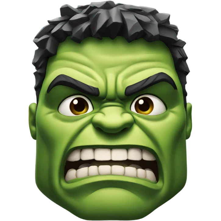 The hulk smashing  emoji