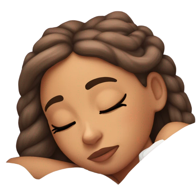 Ariana Grande sleeping emoji