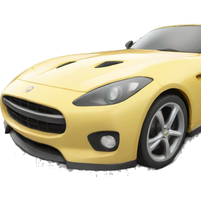 A sports car emoji