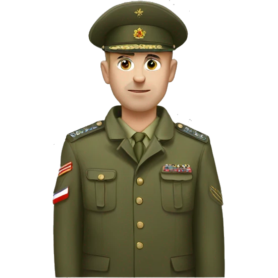 Russian man go to the army  emoji