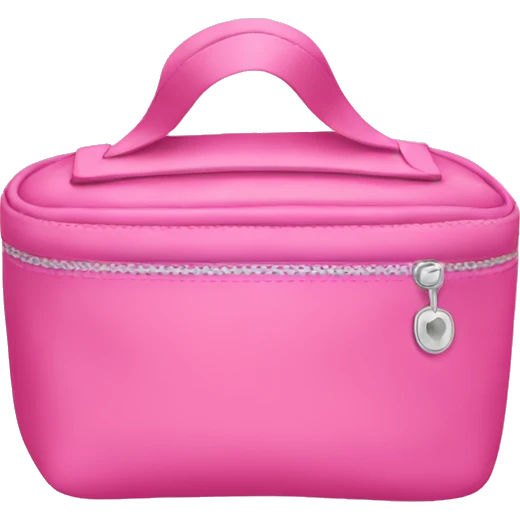 pink cosmetic bag emoji