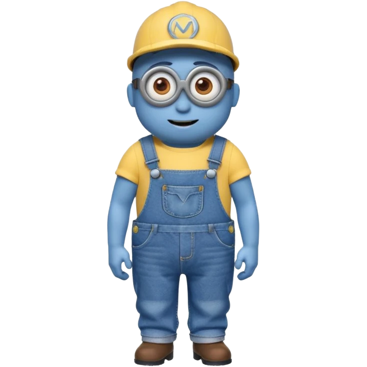 blue skin minion emoji