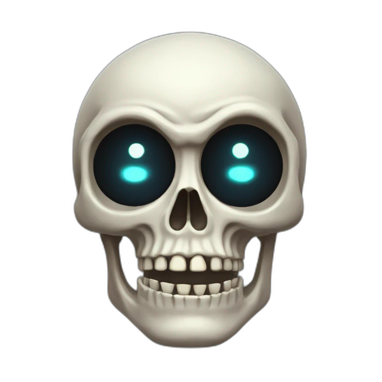 buissnessman fit skeleton with glowing eye emoji