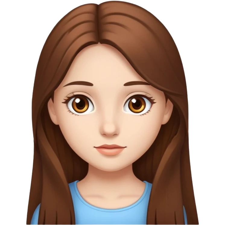 A girl that looks like eliana and she is the beautiful girl in the world emoji