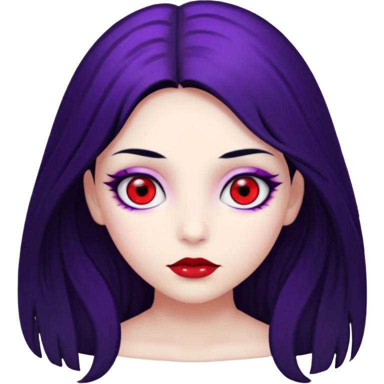 Démon fille violet emoji