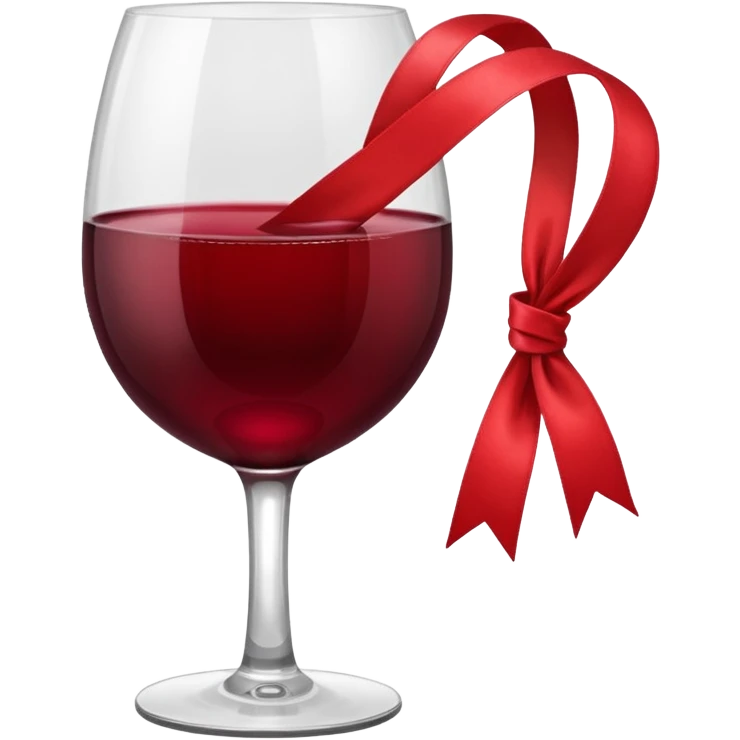 🍷🎀 emoji