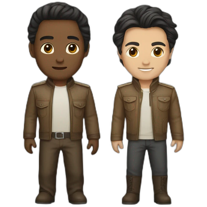 lee know and han emoji