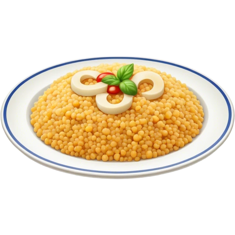 Plato de couscous emoji