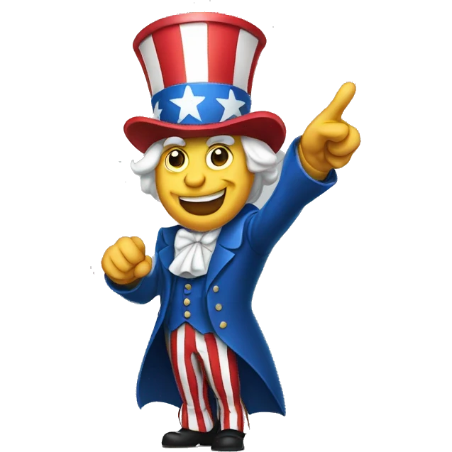 uncle sam pointing forward emoji